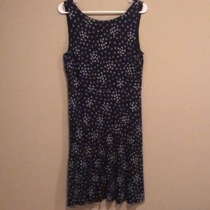 Loft Navy Blue Dress